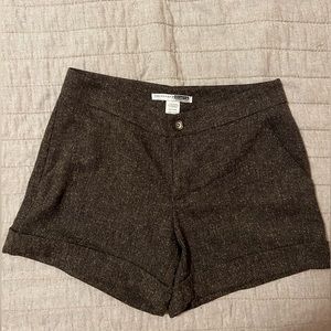 Fall/Winter brown tweed shorts